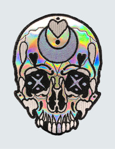 Embroidery Patch "Holographic Skull"